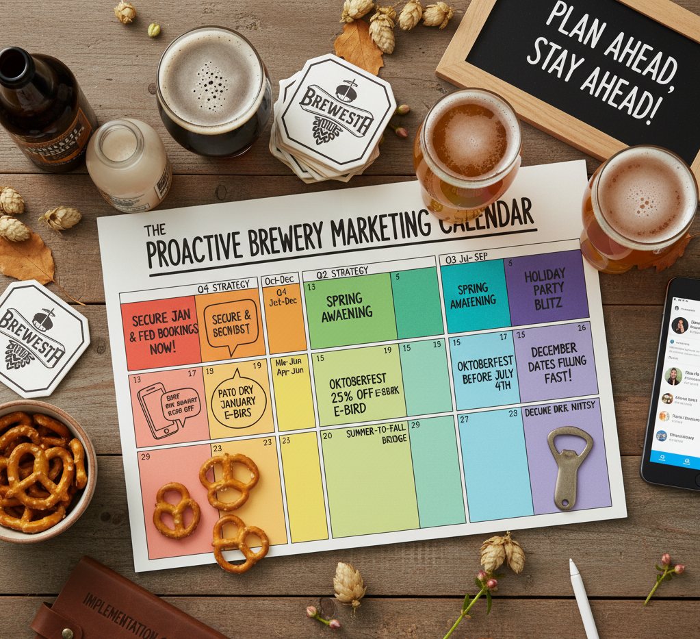 Proactive Brewery Marketing Calendar