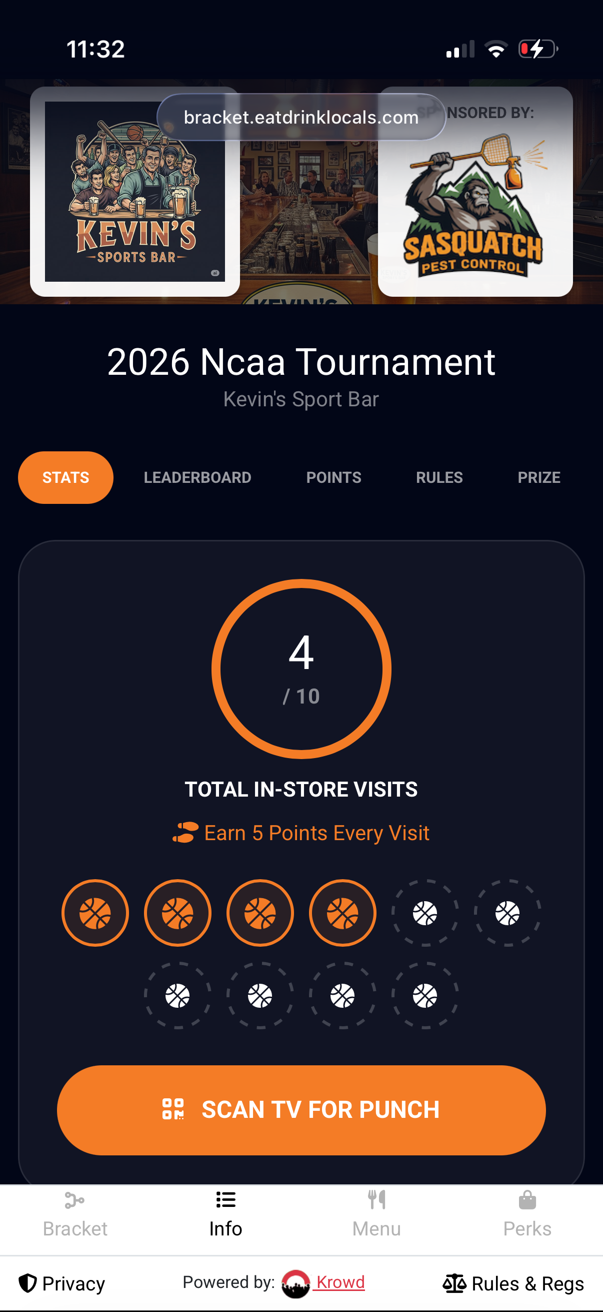Visit Bonus UI